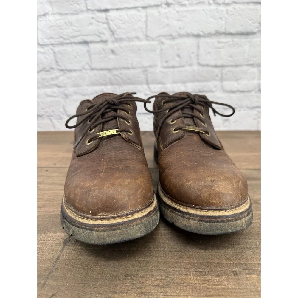Irish Setter Gore-Tex Leather Work Shoes Brown Waterproof Oxford Men's Size 10